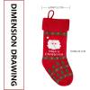 imageBellivera Christmas Stockings 6 Pack Large Size Cable Knitted Xmas Stockings 18 inch Personalized Heart Red ampamp White ampamp Green Hanging Stockings Set for Christmas Decorations 02Red