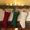 imageBellivera Christmas Stockings 6 Pack Large Size Cable Knitted Xmas Stockings 18 inch Personalized Heart Red ampamp White ampamp Green Hanging Stockings Set for Christmas Decorations 02Green and Red and White