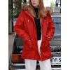 imageBellivera Winter Thicken Coat for Women Fleece Lined Parka Windproof Long Jacket with Hood for Outdoor and Casual WearRed Coat