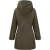 imageBellivera Women Reversible Faux Fur and Glossy Jackets WaterResistant Hooded Puffer CoatBrown Long