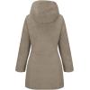 imageBellivera Women Reversible Faux Fur and Glossy Jackets WaterResistant Hooded Puffer CoatGold Long