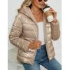 imageBellivera Women Reversible Faux Fur and Glossy Jackets WaterResistant Hooded Puffer CoatPink
