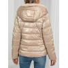 imageBellivera Women Reversible Faux Fur and Glossy Jackets WaterResistant Hooded Puffer CoatPink