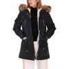 imageBellivera Winter Thicken Coat for Women Fleece Lined Parka Windproof Long Jacket with Hood for Outdoor and Casual WearBlue Coat