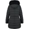 image:imageBellivera Womens Plus Size Puffer Coats Sherpalined Jacket Thicken Overcoat with HoodBlack