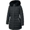 image:imageBellivera Womens Plus Size Puffer Coats Sherpalined Jacket Thicken Overcoat with HoodBlack