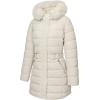 image:imageBellivera Womens Plus Size Puffer Coats Sherpalined Jacket Thicken Overcoat with HoodWhite