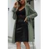 image:imageBellivera Womens Faux Suede Leather Jacket Spring and Winter Fashion Long Trench Coat Lightweight WindbreakerGrey