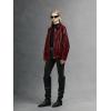 image:imageBellivera Womens Oversized Faux Leather Jackets Retro Zip Up Casual Bomber and Biker Jackets for Spring FallWine