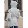 image:imageBellivera Womens Fall Winter Coat Elegant Notched Lapel Single Breasted Trench Coat with Detachable Faux Fur CollarBeige Coat