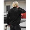 image:imageBellivera Mens Casual Bomber Jacket Windproof Relaxed Fit ZipUp Outerwear with Utility Pockets for Spring FallBlack
