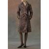 image:imageBellivera Womens Faux Suede Leather Jacket Spring and Winter Fashion Long Trench Coat Lightweight WindbreakerLeopard