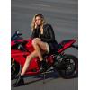 image:imageBellivera Womens Faux Leather Casual Jacket 2026 Spring Trendy Motorcycle Outfits Lightweight Classic CoatBlack Casual Top