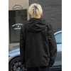 image:imageBellivera Mens Windproof Waterresistant Hooded Lightweight Jacket Relaxed Fit ZipUp Casual Streetwear for Spring and FallBlack Hooded