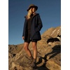 image:imageBellivera Women Reversible Lightweight Hooded Jacket Casual Windbreaker Water Resistant Outdoor Printed OuterwearBlueleopard