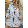 image:imageBellivera Women Reversible Lightweight Hooded Jacket Casual Windbreaker Water Resistant Outdoor Printed OuterwearLakeblue