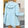 image:imageBellivera Women Reversible Lightweight Hooded Jacket Casual Windbreaker Water Resistant Outdoor Printed OuterwearLakeblue