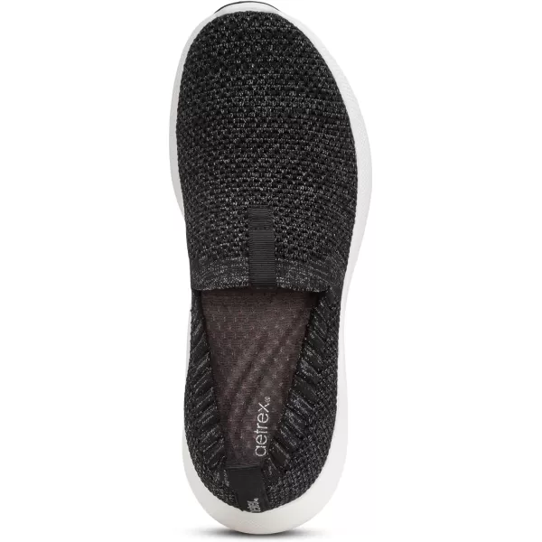 Aetrex Angie Arch Support Sneakers for Women - Lightweight Plantar Fasciitis Slip On Womens Sneakers
