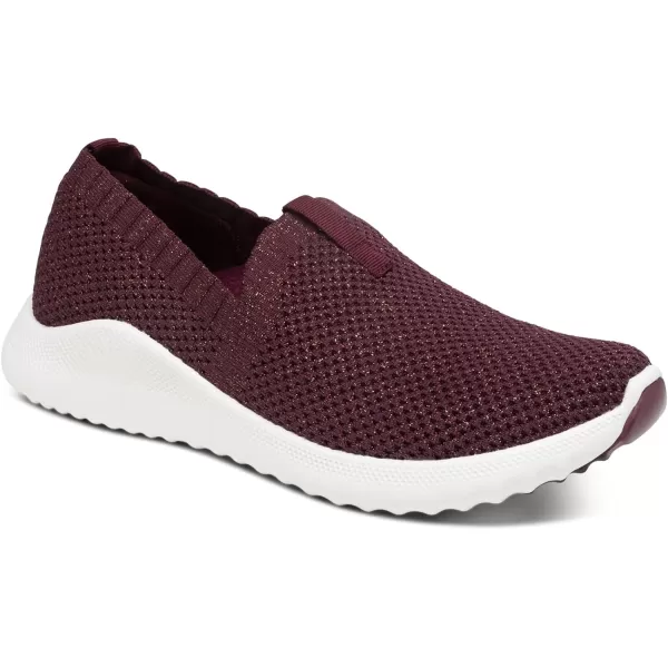 Aetrex Angie Arch Support Sneakers for Women - Lightweight Plantar Fasciitis Slip On Womens Sneakers