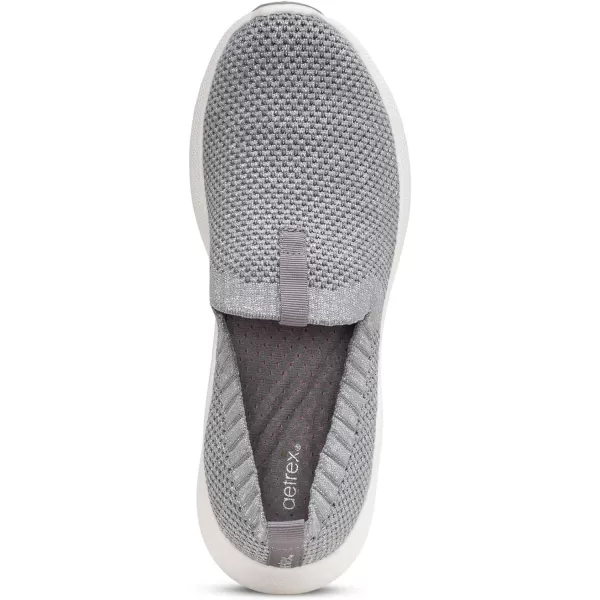 Aetrex Angie Arch Support Sneakers for Women - Lightweight Plantar Fasciitis Slip On Womens Sneakers