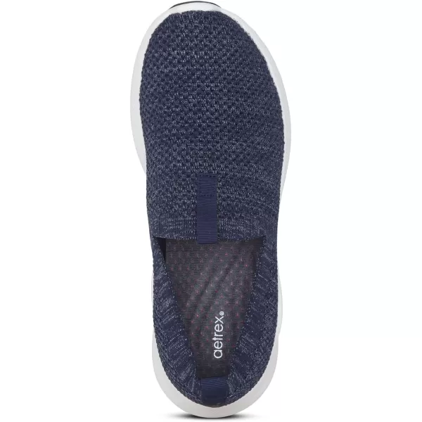 Aetrex Angie Arch Support Sneakers for Women - Lightweight Plantar Fasciitis Slip On Womens Sneakers