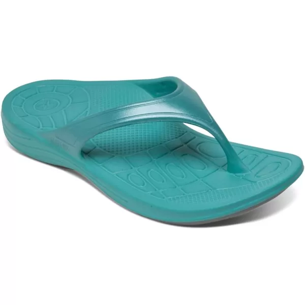 Aetrex Fiji Arch Support Flip Flops for Women - Orthotic Metatarsal Water-Friendly Womens Flip Flops
