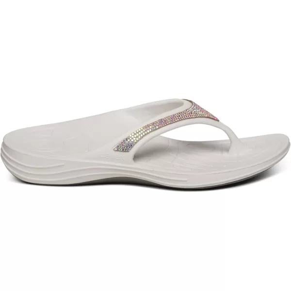 Aetrex Fiji Arch Support Flip Flops for Women - Orthotic Metatarsal Water-Friendly Womens Flip Flops