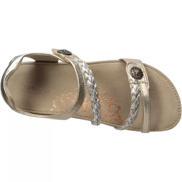 Aetrex Jillian Braided Quarter Strap Arch Support Sandal