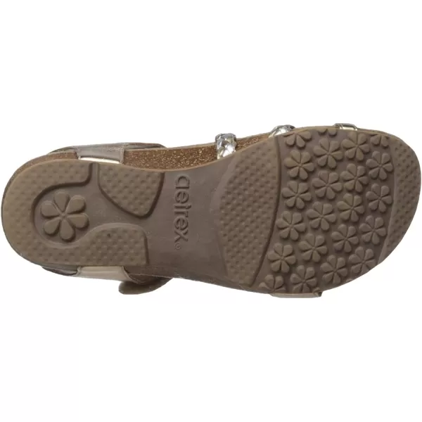 Aetrex Jillian Braided Quarter Strap Arch Support Sandal