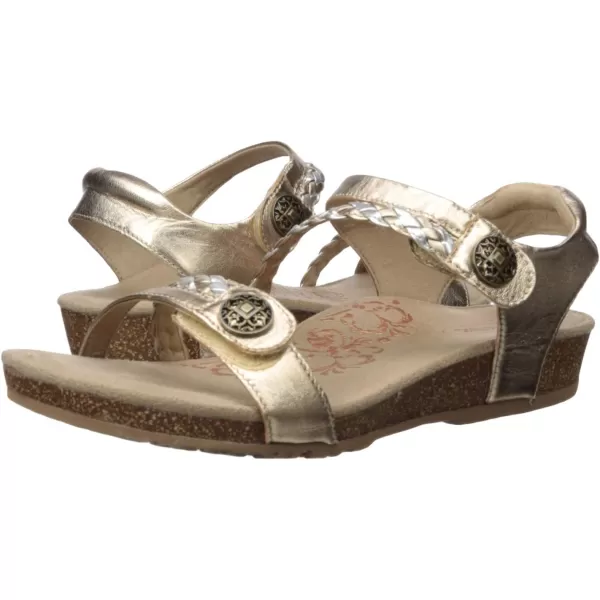 Aetrex Jillian Braided Quarter Strap Arch Support Sandal