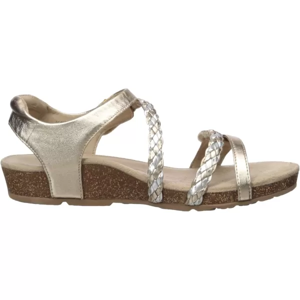Aetrex Jillian Braided Quarter Strap Arch Support Sandal