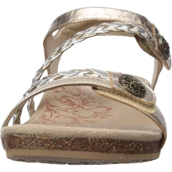 Aetrex Jillian Braided Quarter Strap Arch Support Sandal
