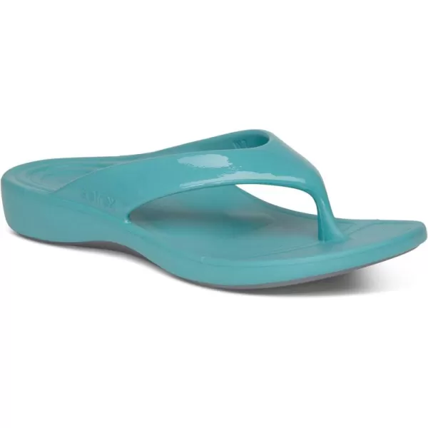 Aetrex Maui Women's Orthotic Flip Flops: Cushioning, Superior Arch Support, and Trendsetting Style for Unrivaled Summer Comfort | Made with EVA Cushioning