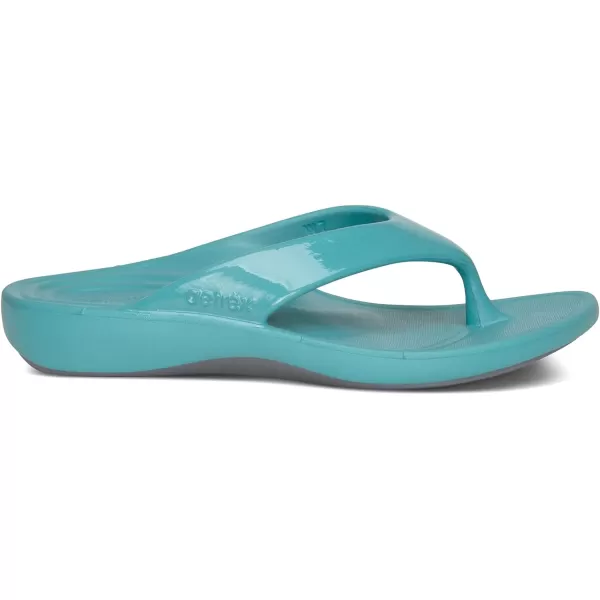 Aetrex Maui Women's Orthotic Flip Flops: Cushioning, Superior Arch Support, and Trendsetting Style for Unrivaled Summer Comfort | Made with EVA Cushioning