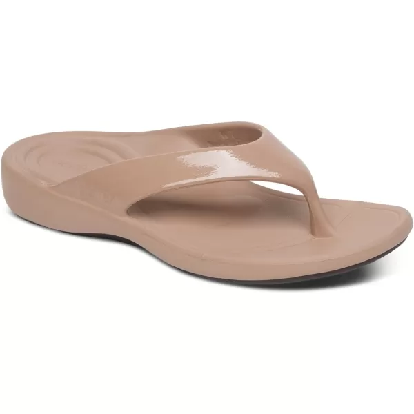 Aetrex Maui Women's Orthotic Flip Flops: Cushioning, Superior Arch Support, and Trendsetting Style for Unrivaled Summer Comfort | Made with EVA Cushioning
