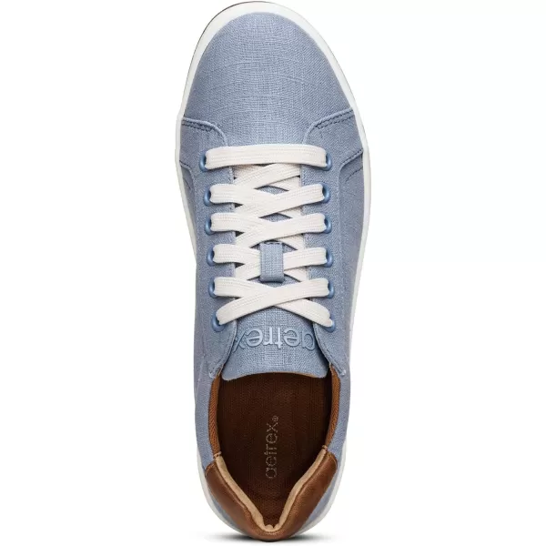 Aetrex Renee Arch Support Sneakers for Women - Plantar Fasciitis Lace Up Stylish Comfy Womens Sneakers