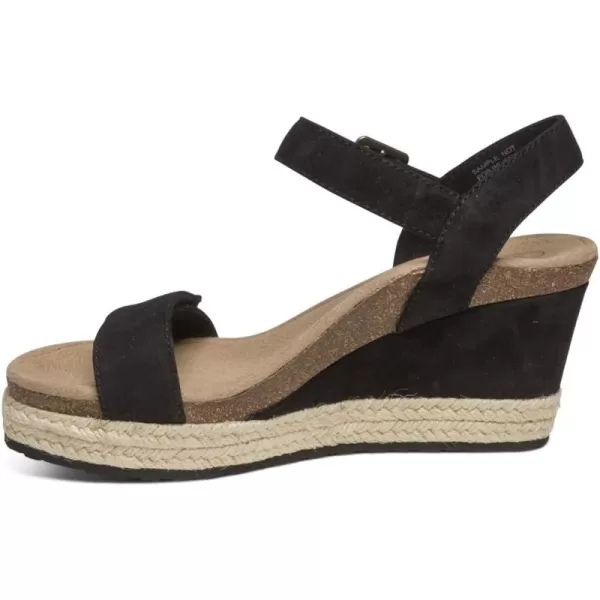 Aetrex Women's Sydney Quarter Strap Espadrille Wedge: The Perfect Combination of Comfort and Style with a Built in Aetrex Orthotic System