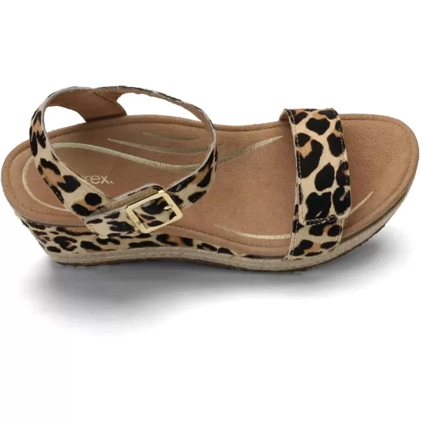 Aetrex Women's Sydney Quarter Strap Espadrille Wedge: The Perfect Combination of Comfort and Style with a Built in Aetrex Orthotic System