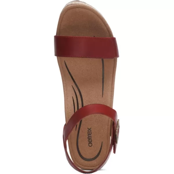 Aetrex Women's Sydney Quarter Strap Espadrille Wedge: The Perfect Combination of Comfort and Style with a Built in Aetrex Orthotic System