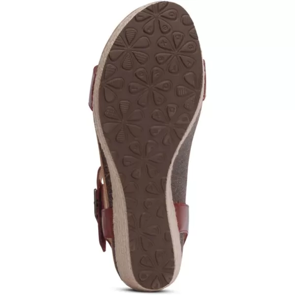Aetrex Women's Sydney Quarter Strap Espadrille Wedge: The Perfect Combination of Comfort and Style with a Built in Aetrex Orthotic System