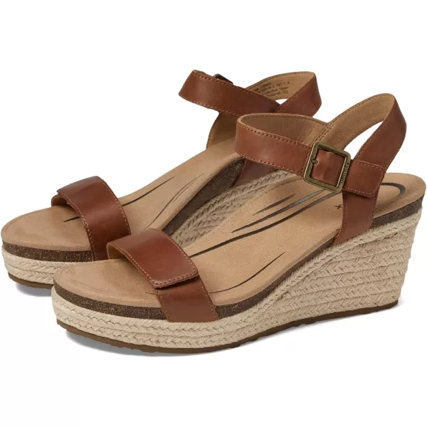 Aetrex Women's Sydney Quarter Strap Espadrille Wedge: The Perfect Combination of Comfort and Style with a Built in Aetrex Orthotic System