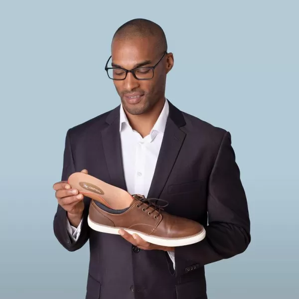 Step Comfortably with Aetrex Men's L600 Insoles - Casual Orthotics for All-Day Comfort