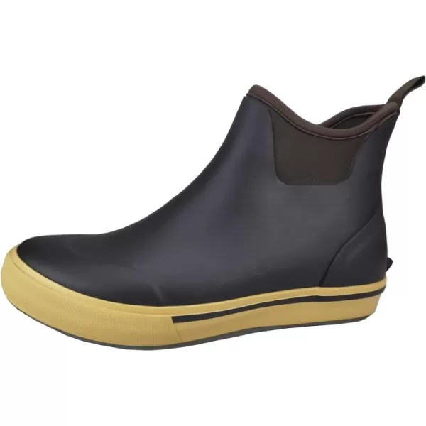 SYLPHID Ankle Deck Boots for Men Waterproof Rain Shoes Neoprene Rubber Footwear for Gardening Fishing Hunting and Camping