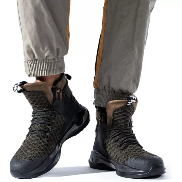 SYLPHID Steel Toe Boots for Men Safety Shoes for Women Work Sneakers Slip Resistant