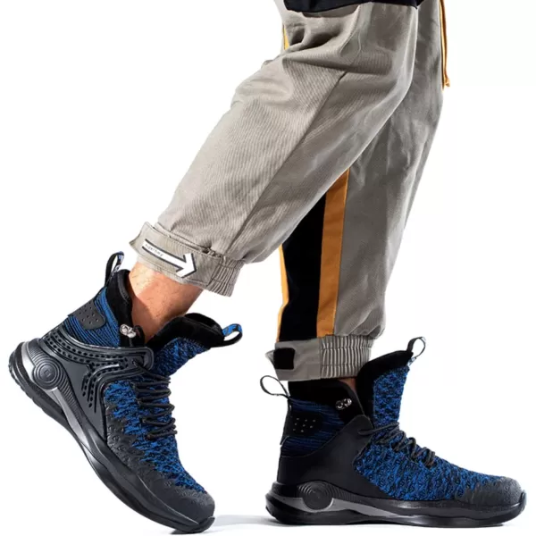 SYLPHID Steel Toe Boots for Men Safety Shoes for Women Work Sneakers Slip Resistant