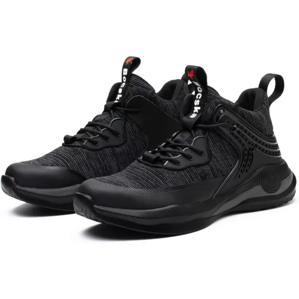 SYLPHID Steel Toe Boots for Men Safety Shoes for Women Work Sneakers Slip Resistant