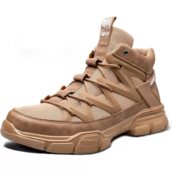SYLPHID Steel Toe Boots for Men Safety Shoes for Women Work Sneakers Slip Resistant