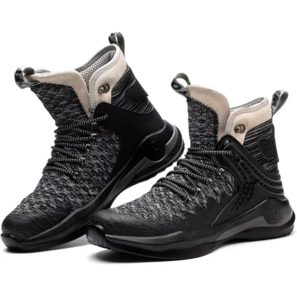 SYLPHID Steel Toe Boots for Men Safety Shoes for Women Work Sneakers Slip Resistant