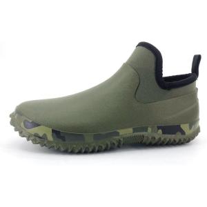 imageSYLPHID Mens Garden Shoes Womens Rain Shoe Waterproof Neoprene Camp Booties for Camping Lawn Care Gardening and Yard WorkGreen Camo