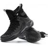 imageSYLPHID Steel Toe Boots for Men Safety Shoes for Women Work Sneakers Slip ResistantAl66black